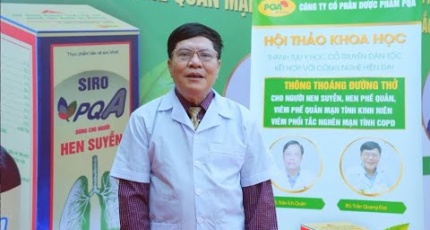 Bác Sĩ Trần Quang Đạt đánh giá về sản phẩm PQA Hen Suyễn